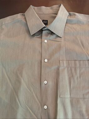 Ike Behar Men's Dress Shirt — Light Green